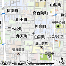 京都府京都市上京区白銀町257-1周辺の地図