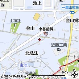 愛知県刈谷市一里山町北弘法12周辺の地図