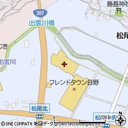 魚屋寿司たかぎ 日野店周辺の地図