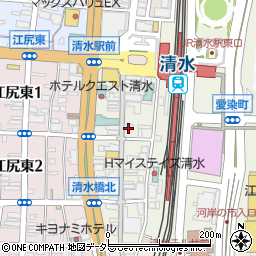 株式会社メガネの春田　清水駅前店周辺の地図