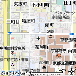 京都府京都市上京区茶屋町105周辺の地図