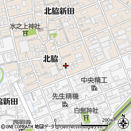 静岡県静岡市清水区北脇新田327周辺の地図