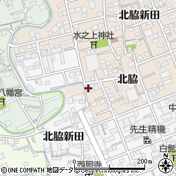 静岡県静岡市清水区北脇新田356周辺の地図