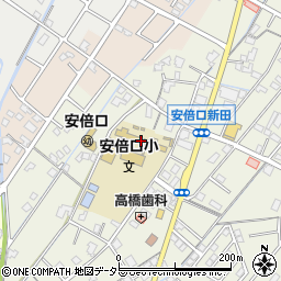 静岡市立安倍口小学校周辺の地図