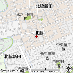 静岡県静岡市清水区北脇新田341-17周辺の地図