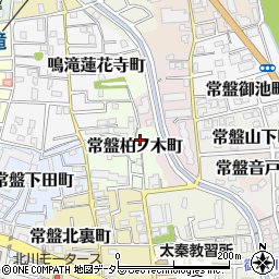 京都府京都市右京区常盤柏ノ木町7-1周辺の地図