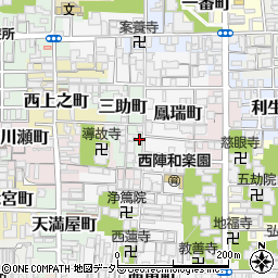 京都府京都市上京区三助町281-21周辺の地図