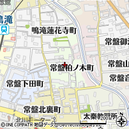 京都府京都市右京区常盤柏ノ木町5-20周辺の地図