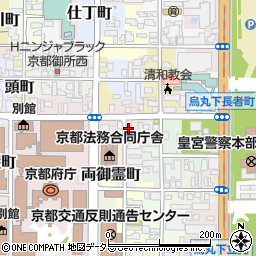 京都府京都市上京区西鷹司町12周辺の地図