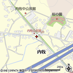 静岡県静岡市葵区内牧713周辺の地図