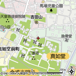 京都府京都市左京区浄土寺真如町周辺の地図