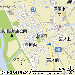 京都府亀岡市保津町西垣内20周辺の地図