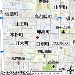 京都府京都市上京区坤高町60周辺の地図