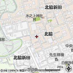 静岡県静岡市清水区北脇新田354周辺の地図