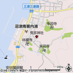気多神社周辺の地図