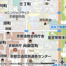 京都府京都市上京区西鷹司町8周辺の地図
