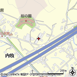 静岡県静岡市葵区内牧1721周辺の地図