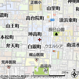 京都府京都市上京区坤高町86-6周辺の地図