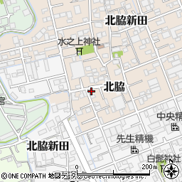 静岡県静岡市清水区北脇新田342周辺の地図