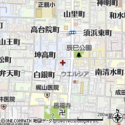 京都府京都市上京区山本町周辺の地図