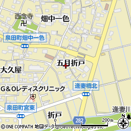 愛知県刈谷市泉田町五月折戸60周辺の地図
