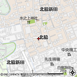 静岡県静岡市清水区北脇新田341-14周辺の地図