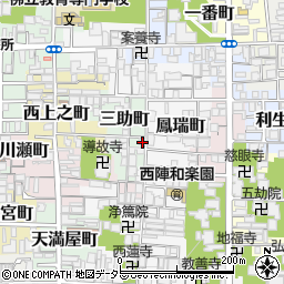 京都府京都市上京区三助町281-22周辺の地図