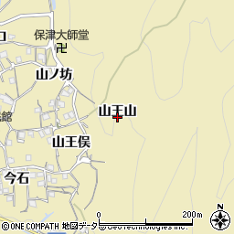京都府亀岡市保津町山王山周辺の地図