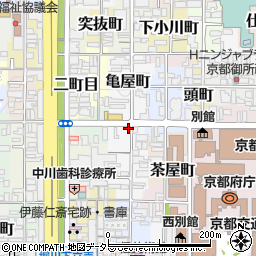 京都府京都市上京区大黒屋町30周辺の地図