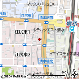 清水駅前郵便局周辺の地図