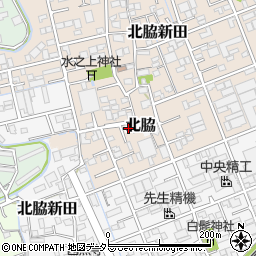 静岡県静岡市清水区北脇新田341-15周辺の地図