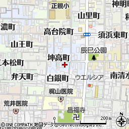 京都府京都市上京区坤高町86-5周辺の地図