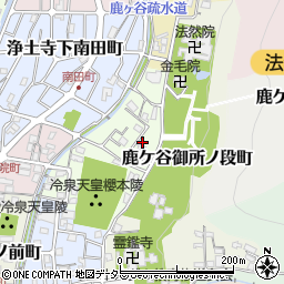 京都府京都市左京区鹿ケ谷法然院町52-6周辺の地図