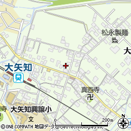 三重県四日市市大矢知町96周辺の地図