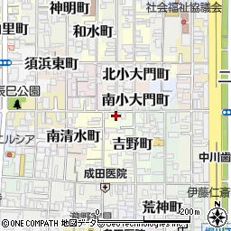 京都府京都市上京区清元町718-3周辺の地図