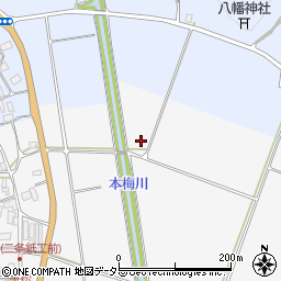 京都府亀岡市本梅町平松下田周辺の地図