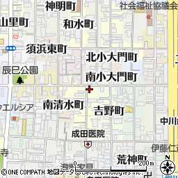 京都府京都市上京区清元町718周辺の地図