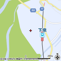 川根本町役場　下泉コミュニティセンター周辺の地図