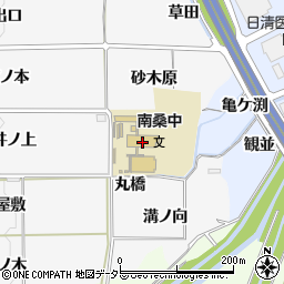 京都府亀岡市稗田野町太田丸橋周辺の地図