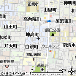 京都府京都市上京区坤高町86-8周辺の地図