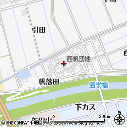 愛知県刈谷市今川町帆落田6周辺の地図
