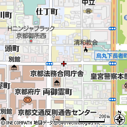 京都府京都市上京区西鷹司町周辺の地図