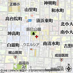 京都府京都市上京区西辰巳町周辺の地図