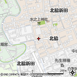 静岡県静岡市清水区北脇新田358-6周辺の地図