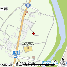 兵庫県宍粟市山崎町三津137周辺の地図