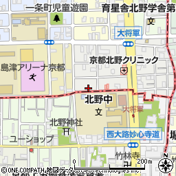 京都府京都市北区大将軍東鷹司町54周辺の地図