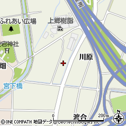 愛知県豊田市鴛鴨町（川原）周辺の地図