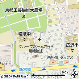 京都府京都市右京区嵯峨新宮町30-15周辺の地図