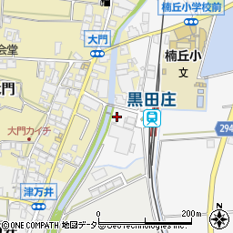 兵庫県西脇市黒田庄町岡645-5周辺の地図