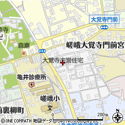大覚寺市営住宅周辺の地図